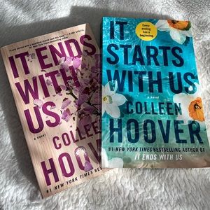 It Starts With Us / It Ends With Us Book Set ~ by Colleen Hoover